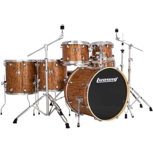 מערכת תופים "22 6 JKEHO עם אביזרים (ללא מצילות) LUDWIG Evolution Cherry LE622010