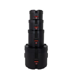 סט ארגזים קשיחים לתופים GATOR GPCROCKPACK 22″ x 18″   10″ x 8″  12″ x 9″  16″ x 16″