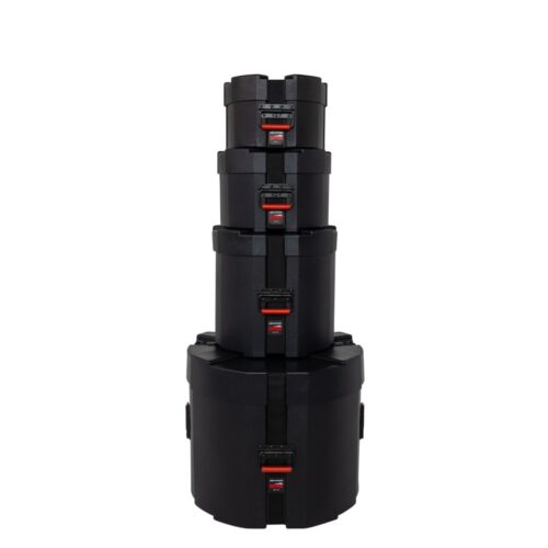 סט ארגזים קשיחים לתופים GATOR GPCROCKPACK 22" x 18" 10" x 8" 12" x 9" 16" x 16"