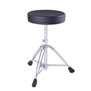 כסא לתופים עגול שחור HY MUSIC HY-DTS120