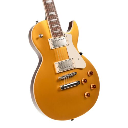 גיטרה חשמלית Cort CR200 BV GT Gold Top Bigsby Vibrato
