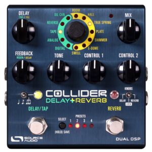 פדל דיליי ריברב לגיטרה  Source Audio Collider Stereo Delay Reverb