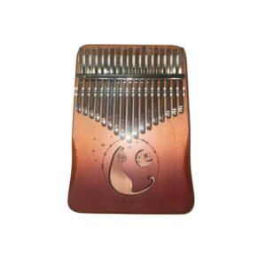 קלימבה 17 צלילים בצבע חום + איבזור ZANI 17-B Gradient brown