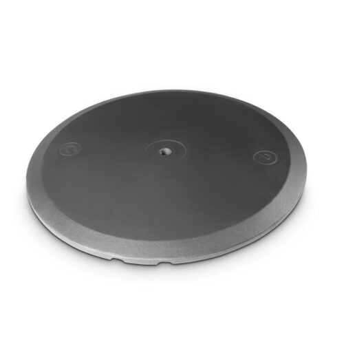 מעמד רמקול שחור 1.8 מ' עד 25 ק"ג עם בסיס עגול מבית GRAVITY דגם GSSPWBSET1