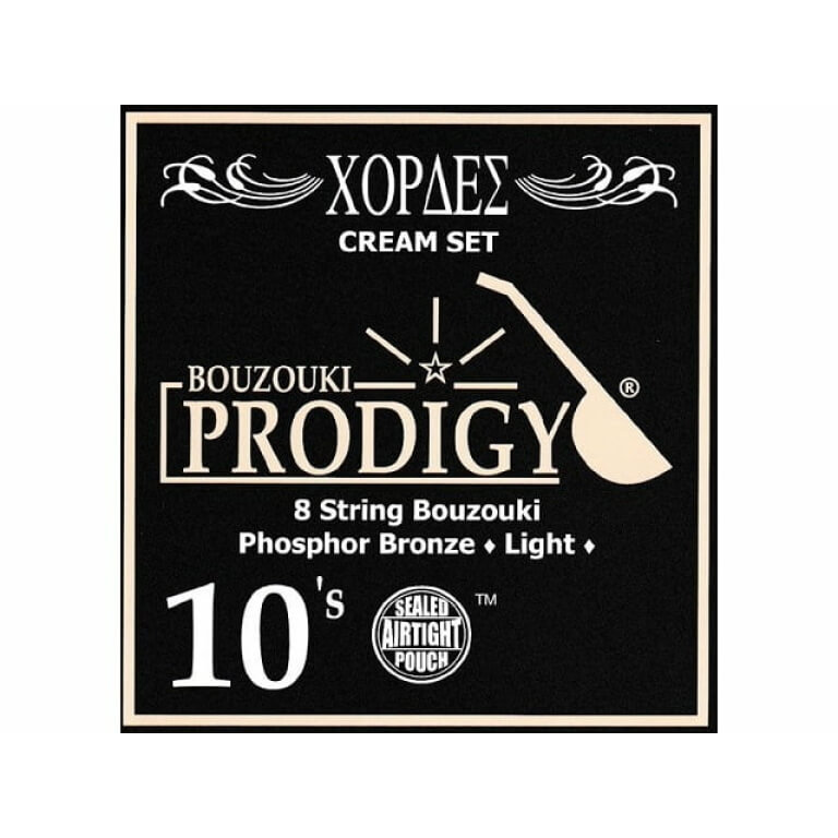 סט מיתרים לבוזוקי Prodigy CREAM Phosphor Bronze Wound 0.10