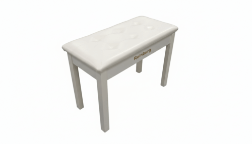 reinburg PB-2-W white piano bench