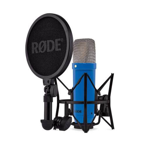 מיקרופון קונדנסר Rode NT1 Signature Coblat כחול כהה