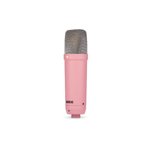 מיקרופון קונדנסר Rode NT1 Signature (Pink) ורוד
