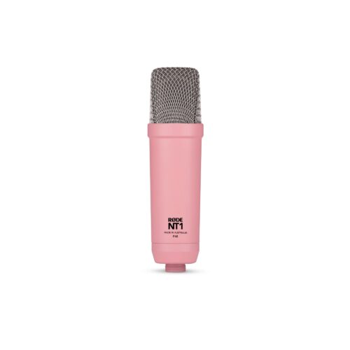 מיקרופון קונדנסר Rode NT1 Signature (Pink) ורוד