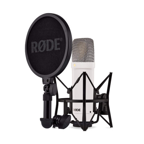 מיקרופון קונדנסר Rode NT1 Signature (WHITE) לבן