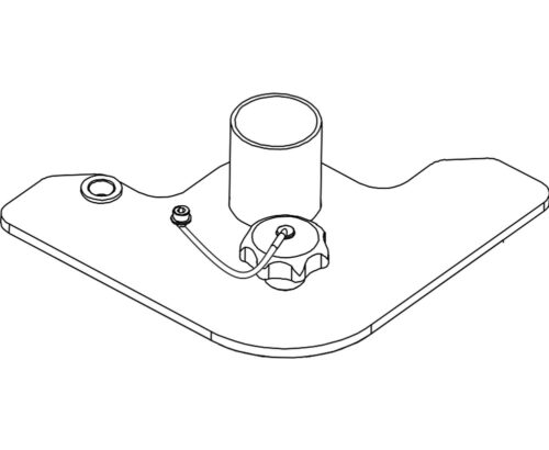 מתאם עמוד (Pole Mount Adapter) המיועד למוניטור במה מסדרת dBTechnologies VIO W