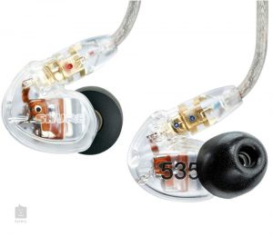 אוזניות In-Ear מקצועיות Shure SE535 שקופות