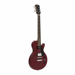 גיטרה חשמלית עם פיקאפ האמבקר וP90  בצבע אדום דובדבן Stagg HB90