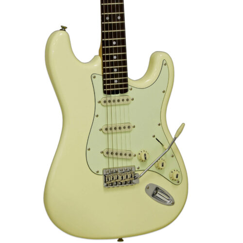 גיטרה חשמלית Aria STG-62 Modern Classic AMR Vintage White