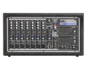 מיקסר 10 כניסות משולב מגבר עם מולטי אפקט ו Topp Pro TPM 1600W EQ