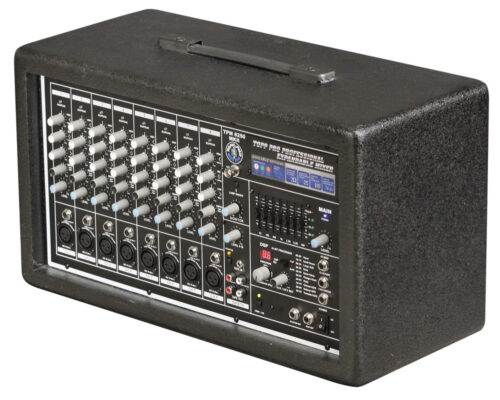 מיקסר 10 כניסות משולב מגבר עם מולטי אפקט ו Topp Pro TPM 600W EQ