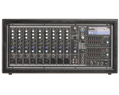 מיקסר 16 כניסות משולב מגבר עם מולטי אפקט ו Topp Pro TPM 2000W EQ