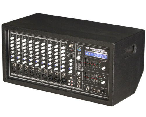 מיקסר 16 כניסות משולב מגבר עם מולטי אפקט ו Topp Pro TPM 2000W EQ
