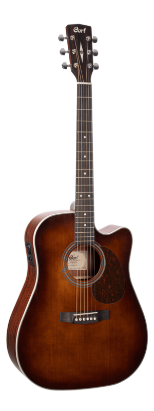 גיטרה אקוסטית מוגברת CORT MR500E BR CUTWAY