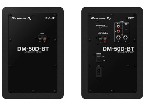 זוג מוניטורים DJ אקטיביפאסיבי כולל בלוטות' Pioneer DM-50D BT