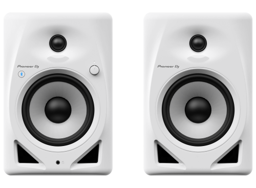 זוג מוניטורים DJ אקטיביפאסיבי כולל בלוטות' Pioneer DM-50D BT לבן