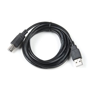 כבל USB חיבור A ל B באורך 1.8 מטר שחור