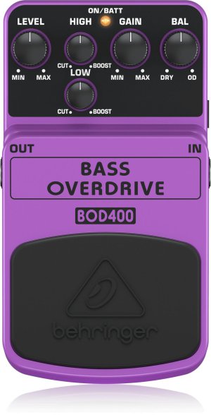 פדל אורברדרייב לגיטרה בס Behringer BOD400 Bass Overdrive