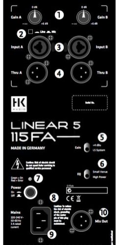 רמקול מוגבר HK Audio LINEAR 5 115 FA